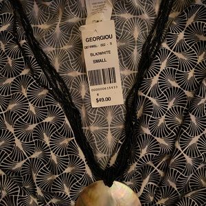 Black and white tank top